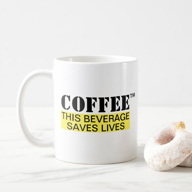 Coffee™ Mug (Customise It!) (With Donut)