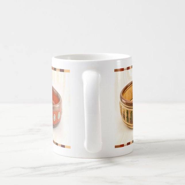Coffee Mug - Decorative Woodturning (Handle)