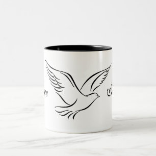 Coffee Mug Dove Love Peace