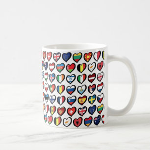 Coffee Mug Eurovision Flags Accent Coffee Mug 11oz