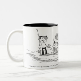 Coffee Mug - Fishing Cartoon - Fish Costume