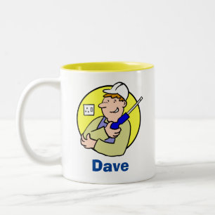 Coffee Mug for an Electrical Worker or Electrician