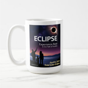 Coffee Mug for April 8, 2024 Solar Eclipse