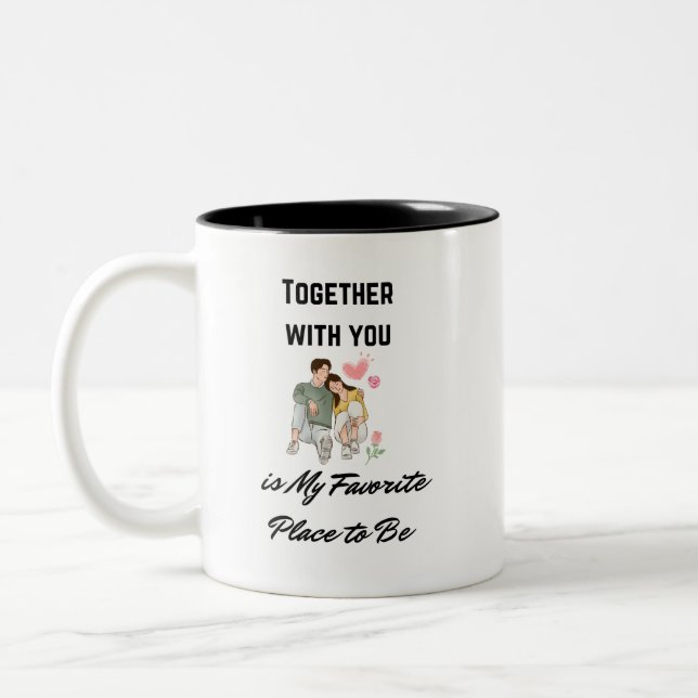 Coffee Mug for Couples His and Hers (Left)