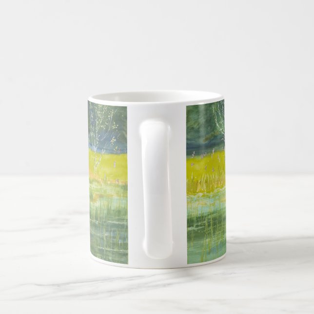 Coffee mug for nature lover, "moose " (Handle)