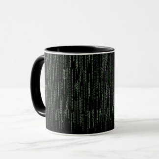 Coffee mug for programmers (matrix)