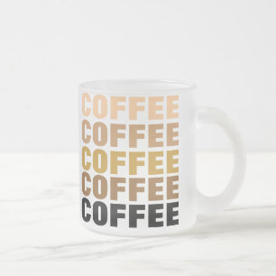 COFFEE mug (frosted glass)