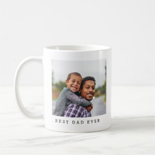 Coffee Mug Full Photo Personalised Best Dad Ever 