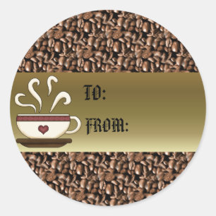 Coffee Mug Gift Tag