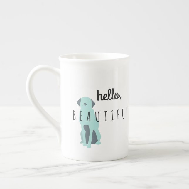 Coffee Mug - Hello, Beautiful - For Her (Left)