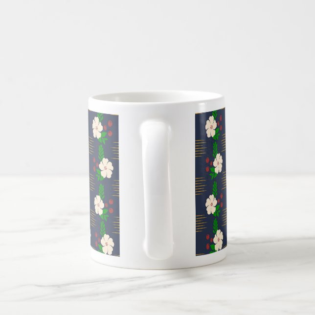 Coffee Mug - Japanese Flowers (Handle)