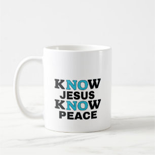 Coffee Mug: Know Jesus Know Peace Mug