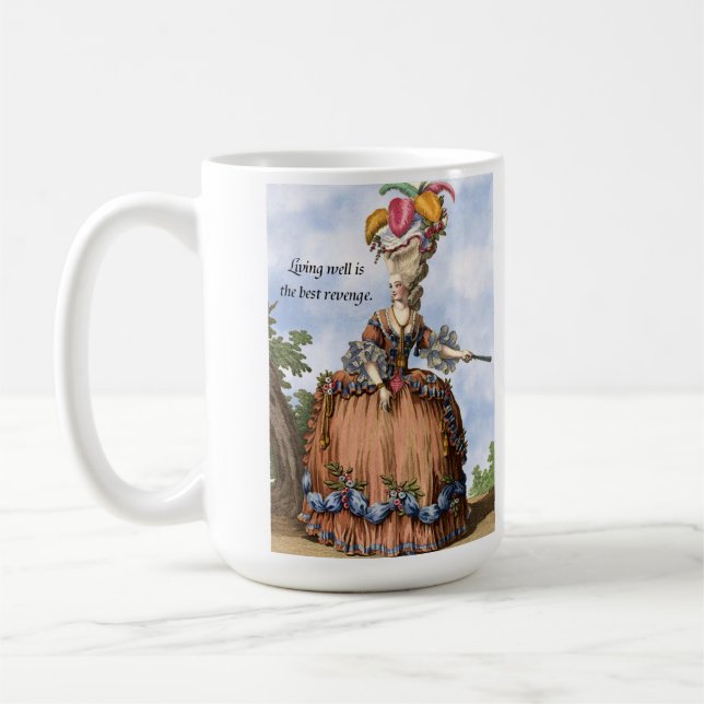 Coffee Mug - Living Well Is The Best Revenge (Left)