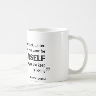 Coffee mug - 'Love is like sourdough starter...'