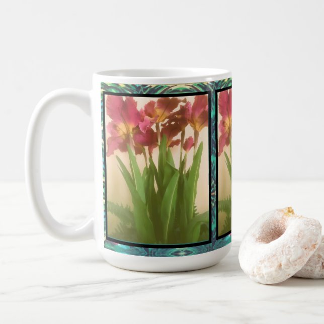 Coffee Mug - Lovely Iris (With Donut)