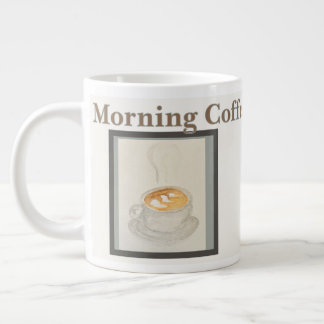 Coffee Mug: Morning Coffee Time Large Coffee Mug