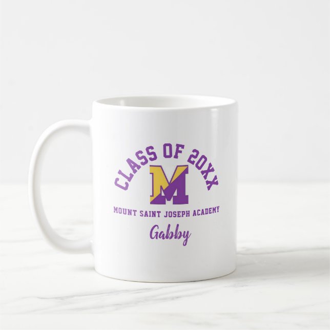 Coffee Mug Mount Saint Joseph Academy, Tea, Cup (Left)