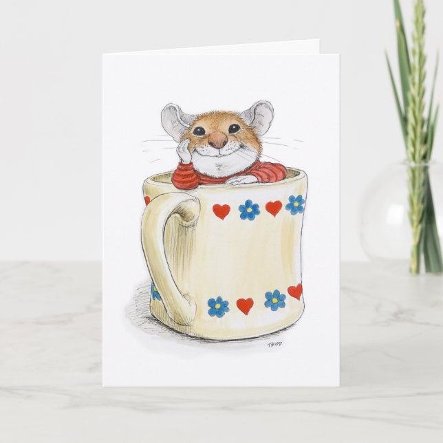 Coffee Mug Mouse Card (Front)