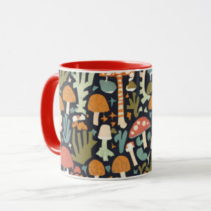 coffee mug mushrooms