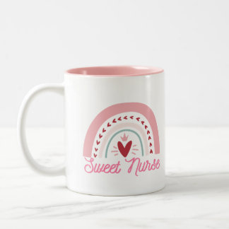 Coffee Mug, Nurse Thank You Mug, Appreciation Gift Two-Tone Coffee Mug