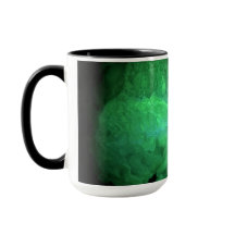 Coffee mug of a rock specimen, the Trancas geode