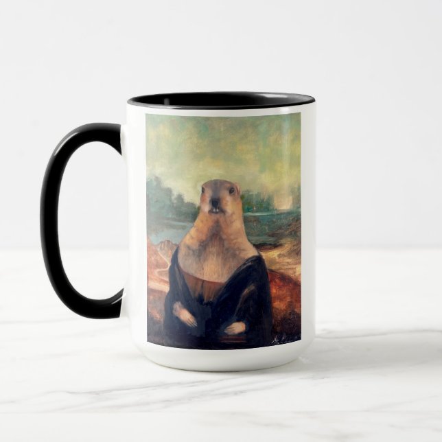 Coffee Mug of the Marmot Lisa (Left)