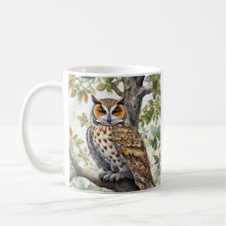 Coffee Mug Owl Design