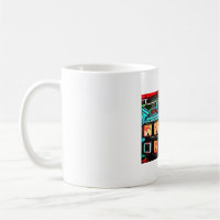 Coffee Mug Painting of Vintage Sun Motor Tester