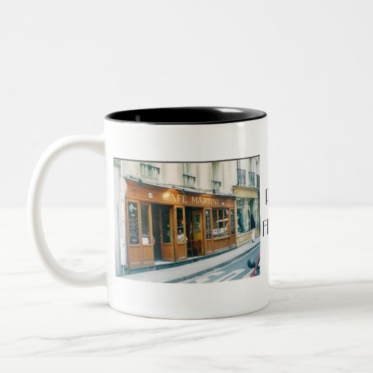Coffee Mug/Paris Two-Tone Coffee Mug