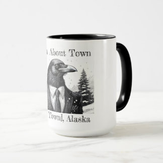 Coffee mug, Raven About Town - Customise town Mug