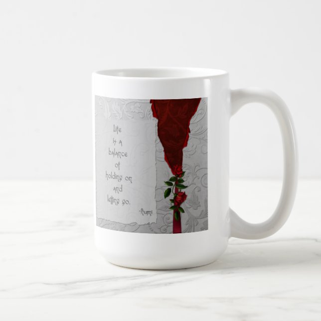 Coffee Mug, Rumi Quote Coffee Mug (Right)