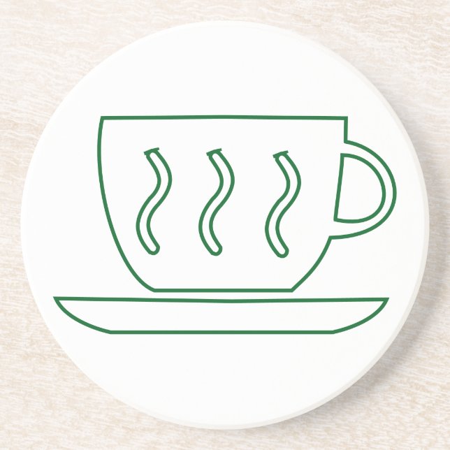  Coffee Mug Sketch Coaster (Front)