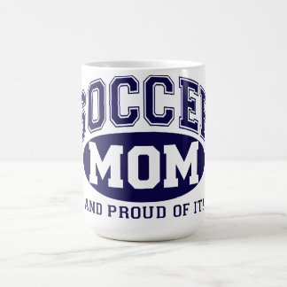 Coffee Mug - Soccer Mum and Proud of it! - Navy