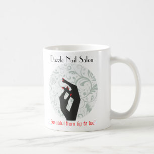 Coffee Mug Template Nail Salon