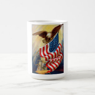 Coffee Mug w/ EAGLE DEFENDING LIBERTY