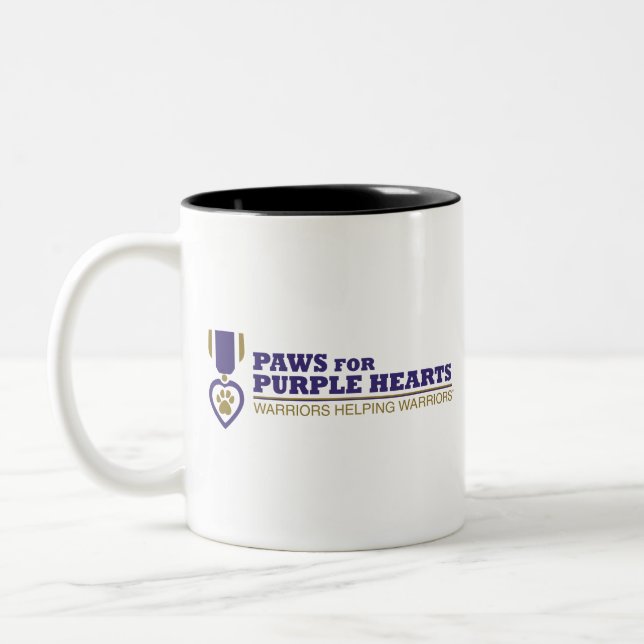 Coffee Mug - White w Color Logo (Left)
