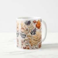 Coffee Mug with 3D Fall Sublimation Design