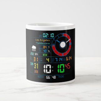 Coffee Mug with a Humorous Digital Design