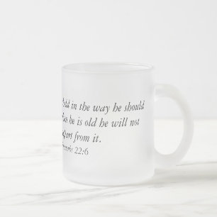 Coffee Mug with Bible Verse