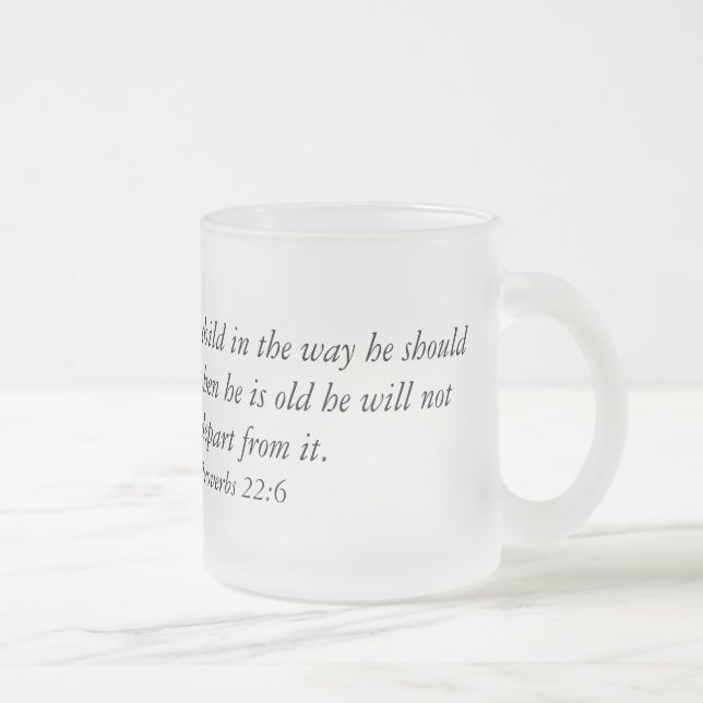 Coffee Mug with Bible Verse (Right)