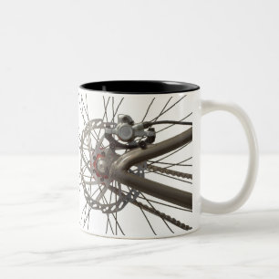 Coffee Mug with Bicycle Back Wheel