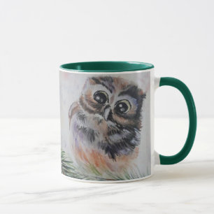 Coffee Mug with Cute Owl