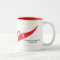 Coffee mug with dual burgee