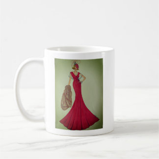 Coffee mug with Fashion Illustration
