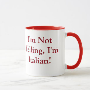 Coffee Mug with Funny Italian Saying