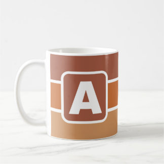 Coffee Mug with Letter A ( Your Name )