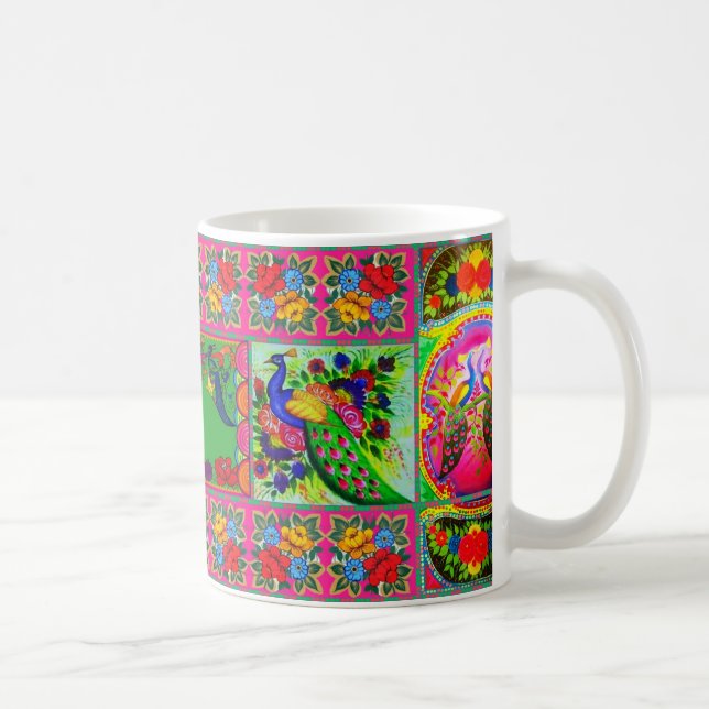 Coffee Mug with Name - Inspired by Truck Art - 4 (Right)