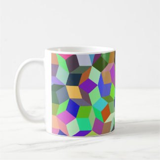 Coffee mug with Penrose pattern