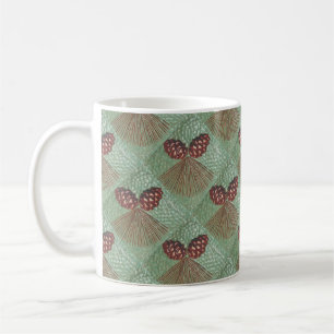 Coffee Mug with Pinecone Design