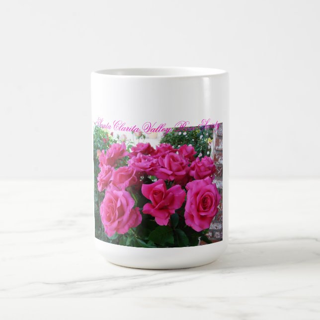 Coffee Mug with Pink Roses (Center)